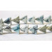 L4346-101 White Howlite <br>12x12 Triangle