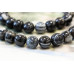 L4348-007 Black Sardonyx <br>13-18mm Round