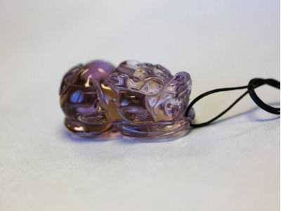 Ametrine 30x Carved Pichiu Pendant